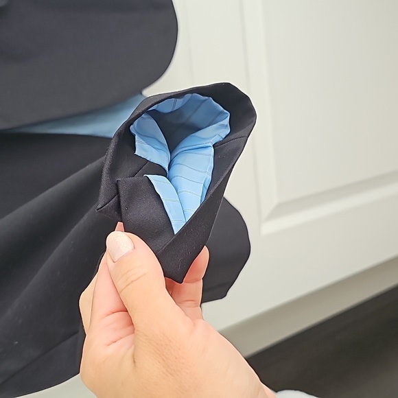 Faconnable Navy Blue Wool Blazer Size 8 - Picture 4 of 11